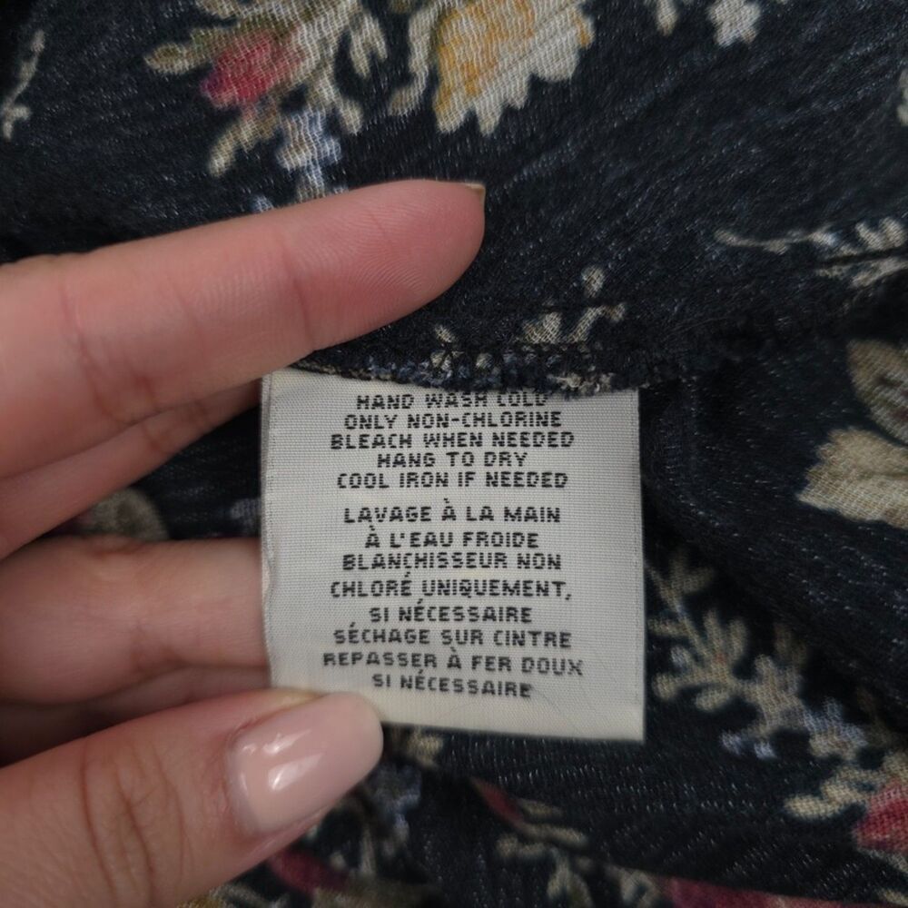 RALPH LAUREN Drop Waist Smocked Mini Dress Prairie Western Farm Heritage Boho - Picture 9 of 9